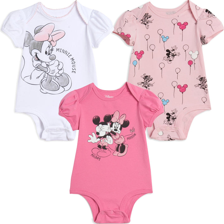 Disney Minnie Mouse 3 Pack Bodysuits - imagikids