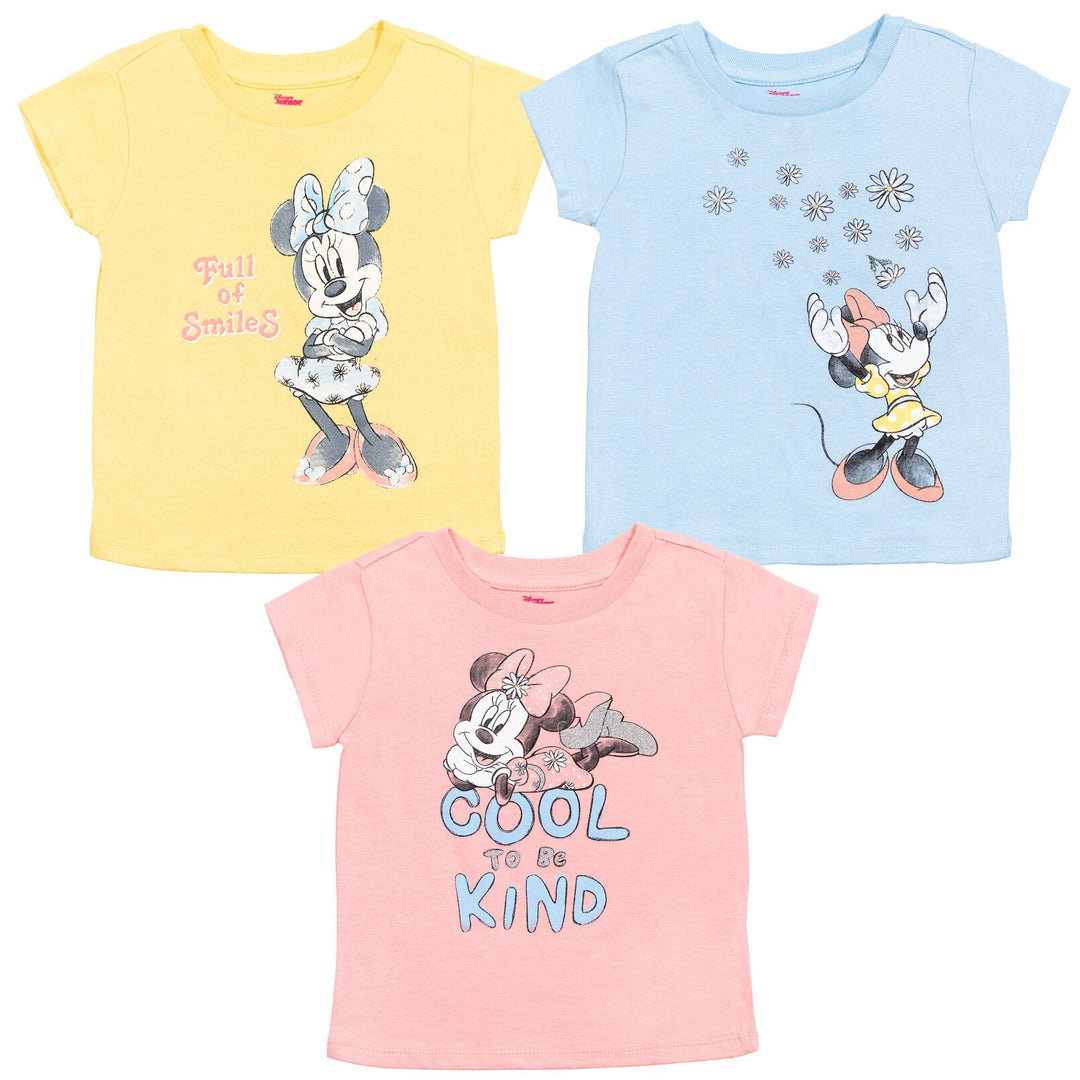 Disney Minnie Mouse 3 Pack T-Shirts - imagikids