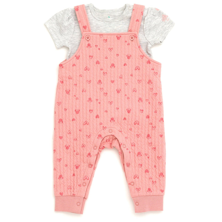 Disney Minnie Mouse Bodysuit and Overall Outfit Set - imagikids