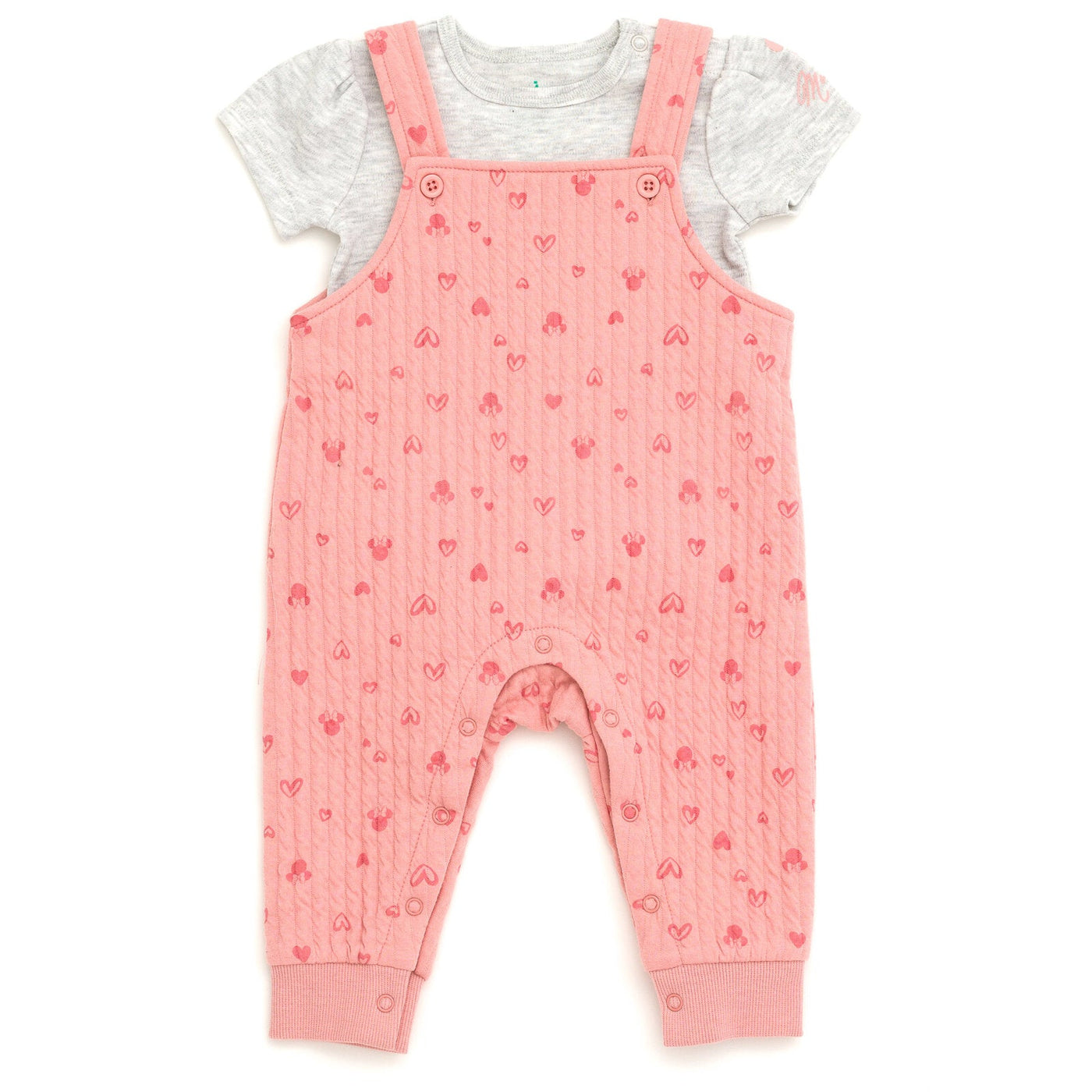 Disney Minnie Mouse Bodysuit and Overall Outfit Set - imagikids