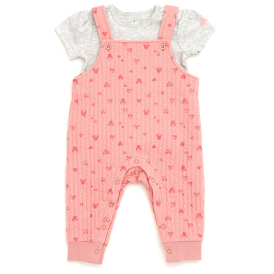 Disney Minnie Mouse Bodysuit and Overall Outfit Set - imagikids