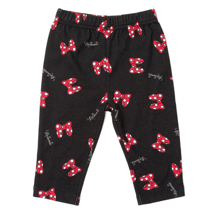 Disney Minnie Mouse Bodysuit Pants and Headband 3 Piece Outfit Set - imagikids