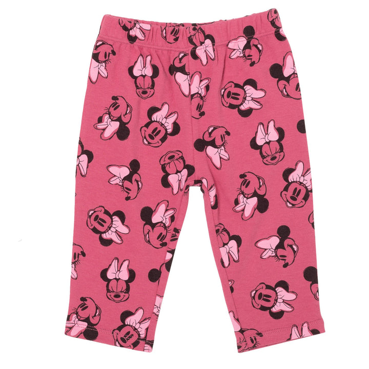 Disney Minnie Mouse Bodysuit Pants and Headband 3 Piece Outfit Set - imagikids