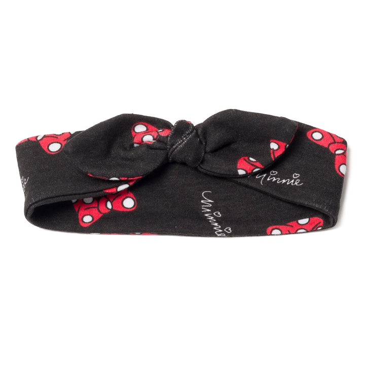 Disney Minnie Mouse Bodysuit Pants and Headband 3 Piece Outfit Set - imagikids