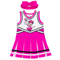 Disney Minnie Mouse Cheerleader Dress and Bow Outfit Set
