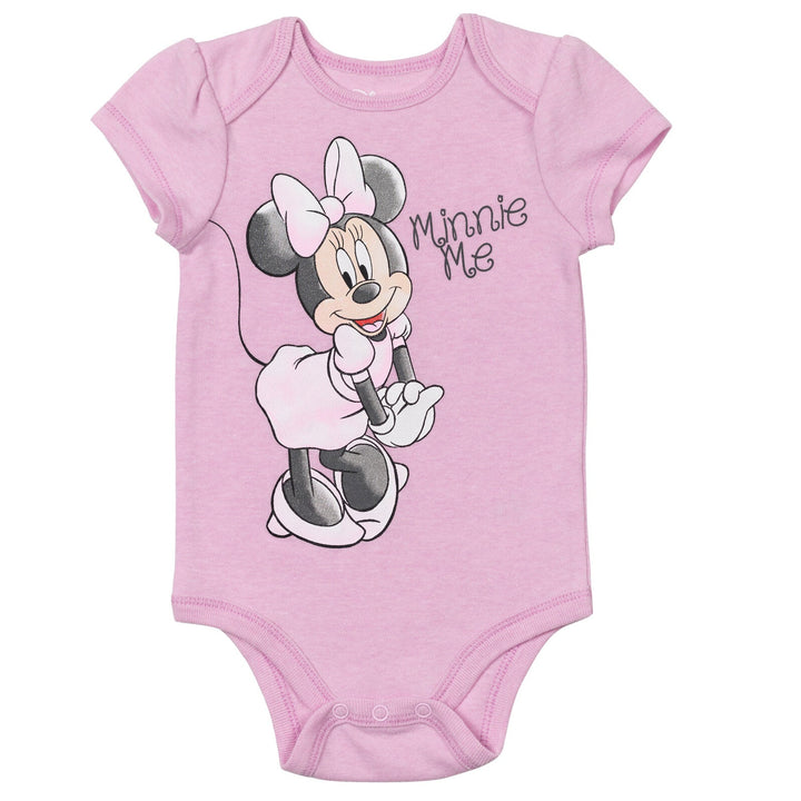 Disney Minnie Mouse Cosplay Bodysuit Pants Bib and Hat 4 Piece Outfit Set - imagikids