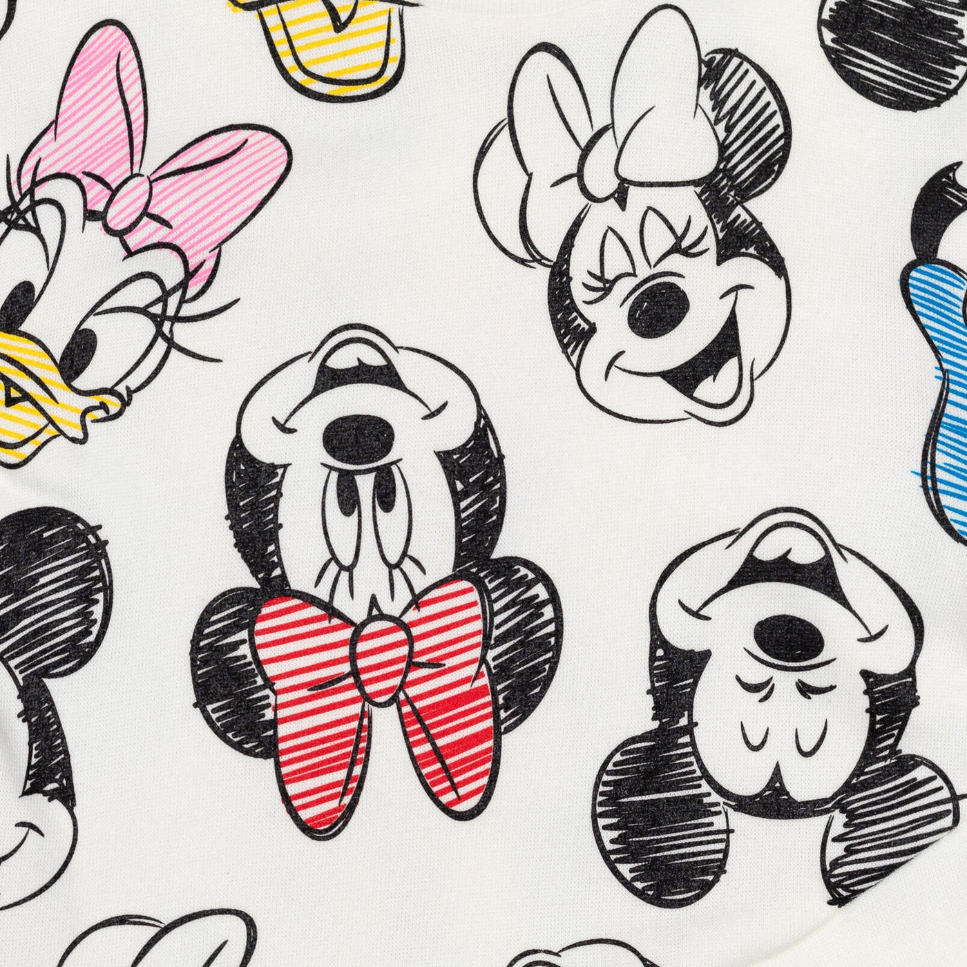 Disney Minnie Mouse Crossover Fleece Sweatshirt and Leggings Outfit Set - imagikids