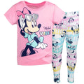 Disney Minnie Mouse Crossover T-Shirt and Leggings Outfit Set