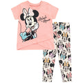 Disney Minnie Mouse Crossover T-Shirt and Leggings Outfit Set