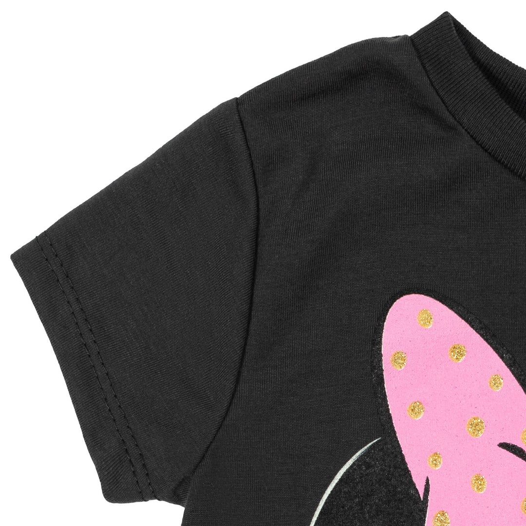 Disney Minnie Mouse Crossover T-Shirt and Leggings Outfit Set - imagikids