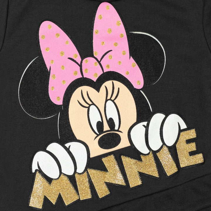 Disney Minnie Mouse Crossover T-Shirt and Leggings Outfit Set - imagikids