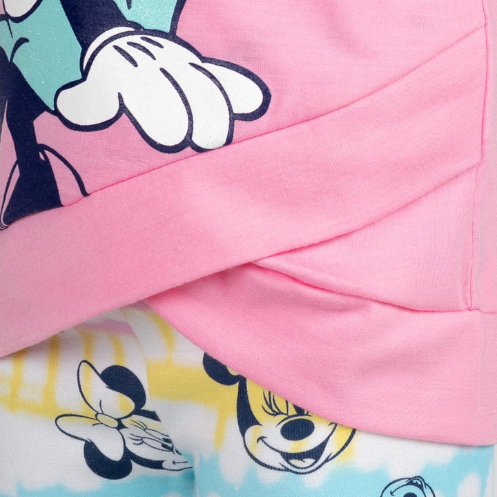 Disney Minnie Mouse Crossover T-Shirt and Leggings Outfit Set - imagikids