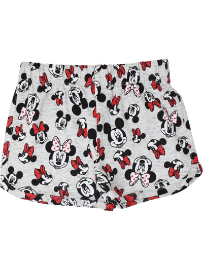 Disney Minnie Mouse Crossover Tank Top and Dolphin French Terry Shorts Outfit Set - imagikids