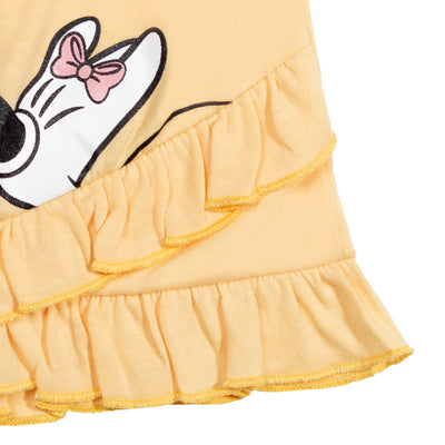 Disney Minnie Mouse Crossover Tank Top and Shorts Outfit Set - imagikids