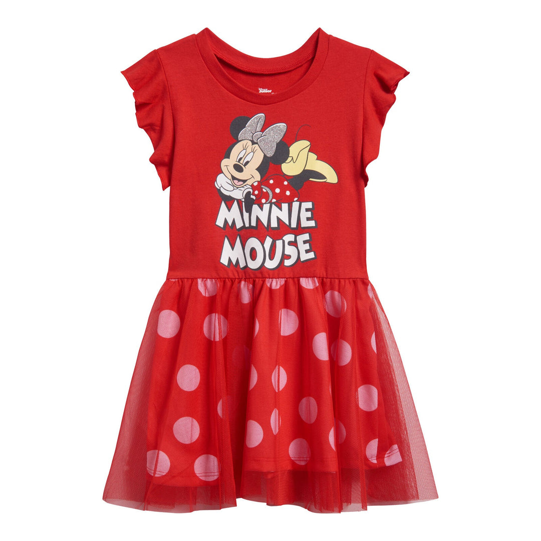 Disney Minnie Mouse Toddler Girls Dress Toddler to Big Kid Disney Minnie Mouse Toddler Girls Dress Toddler to Big Kid