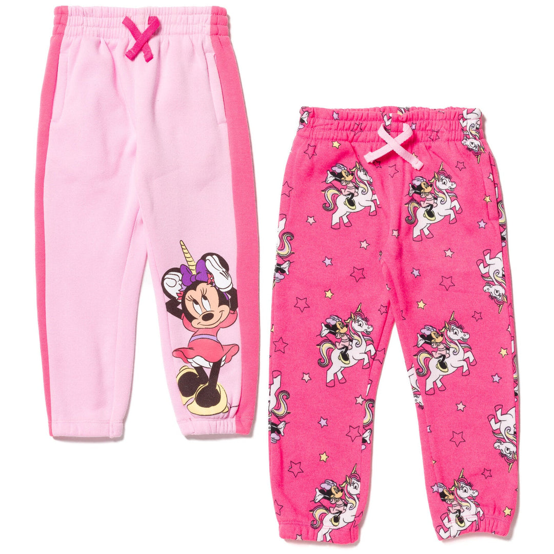 Disney Minnie Mouse Fleece 2 Pack Jogger Pants - imagikids