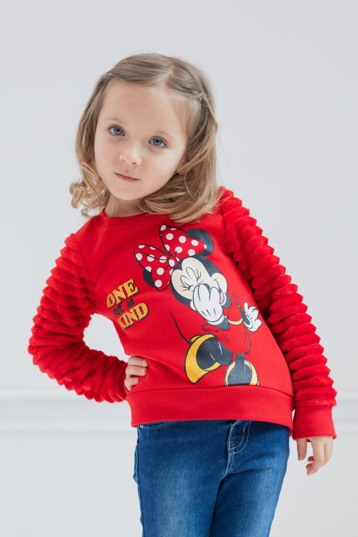 Disney Minnie Mouse Fleece Fur Sweatshirt - imagikids