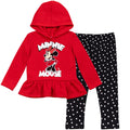 Disney Minnie Mouse Fleece Hoodie and Leggings Outfit Set