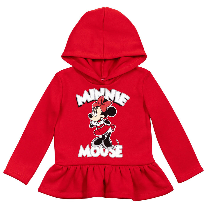 Disney Minnie Mouse Fleece Hoodie and Leggings Outfit Set - imagikids