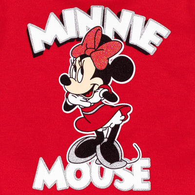 Disney Minnie Mouse Fleece Hoodie and Leggings Outfit Set - imagikids