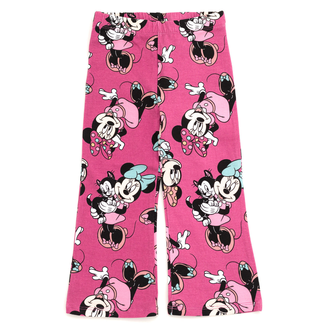 Disney Minnie Mouse Fleece Sweatshirt and Flare Leggings Outfit Set