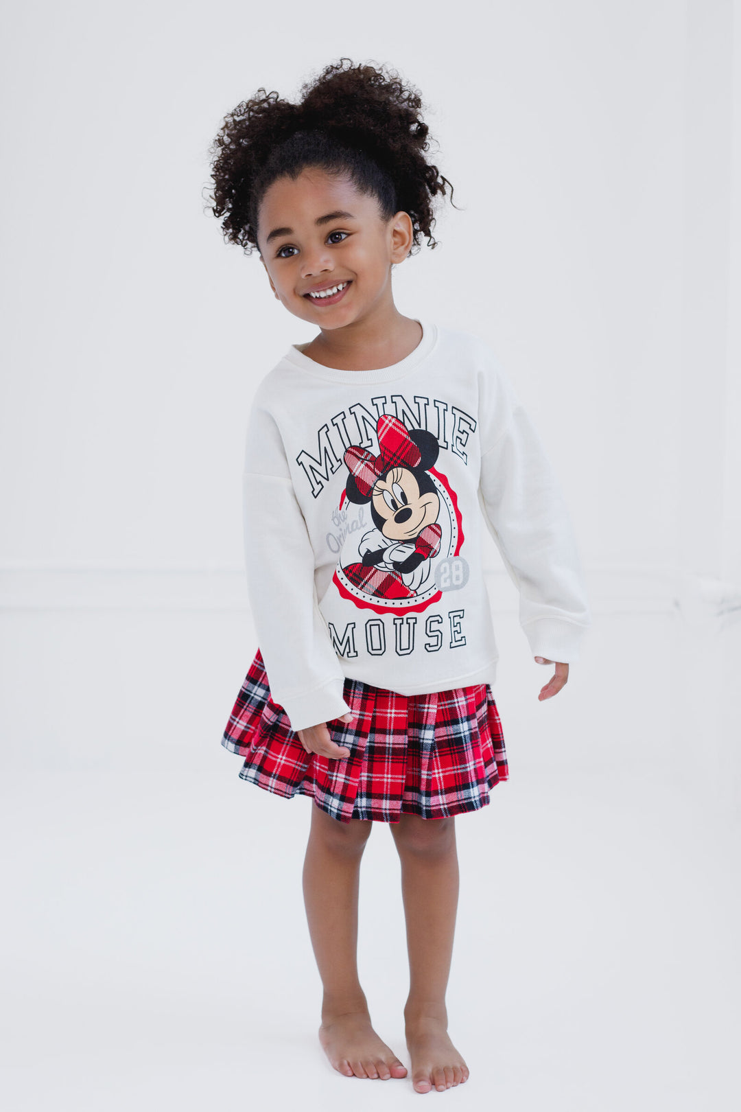 Disney Minnie Mouse Fleece Sweatshirt and Pleated Skirt