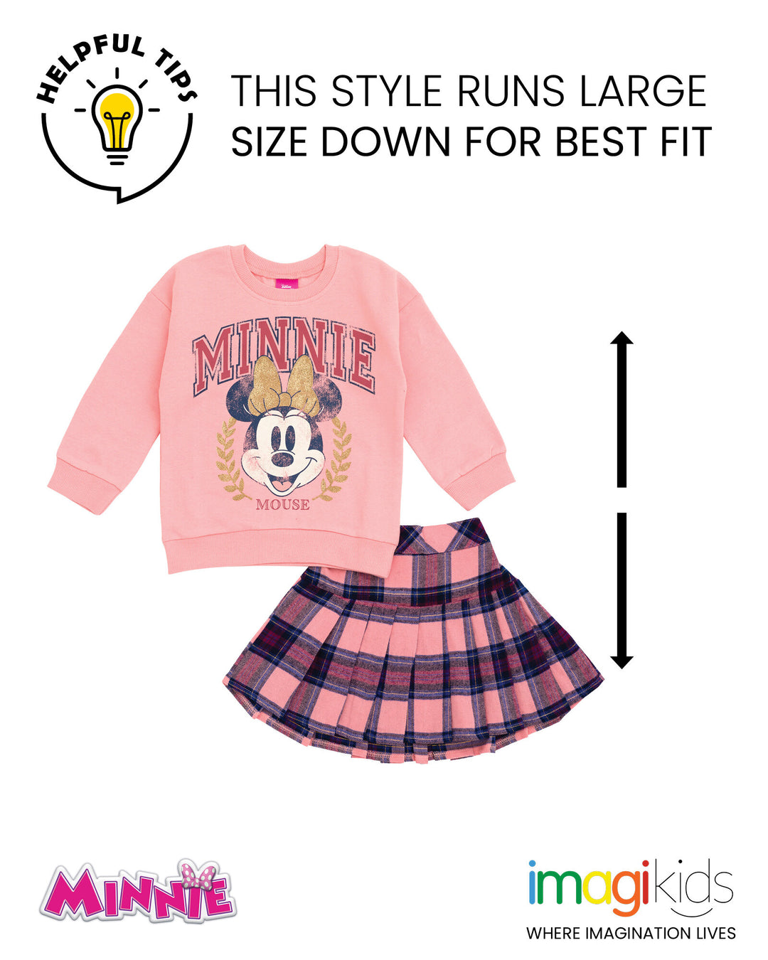 Disney Minnie Mouse Fleece Sweatshirt and Skirt