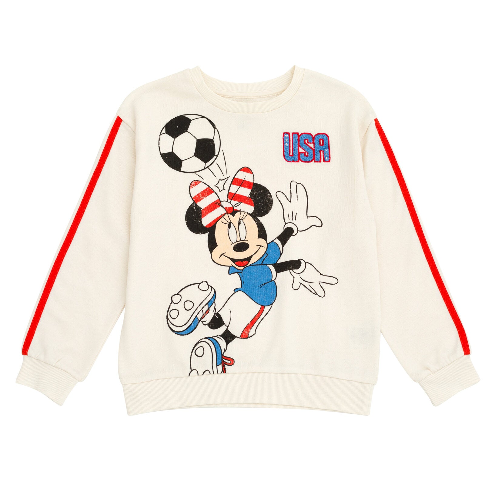 Disney Minnie Mouse French Terry Oversized Drop Shoulder Sweatshirt ...
