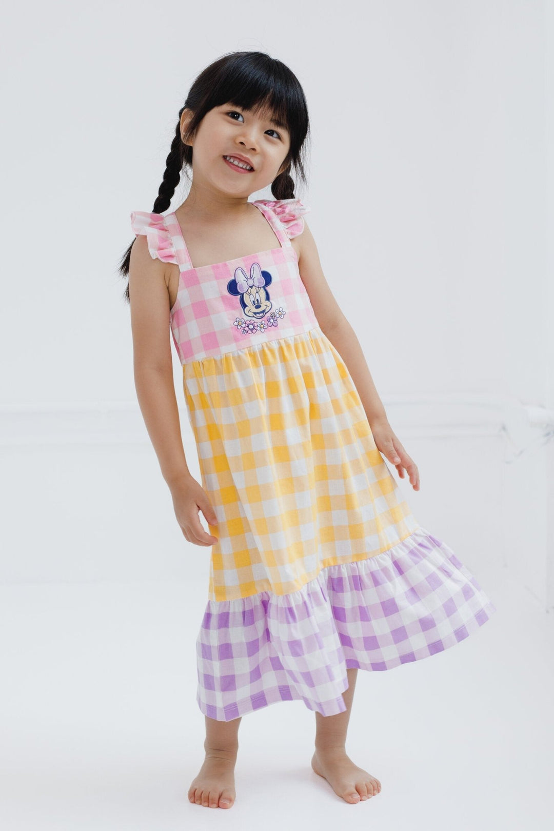 Disney Minnie Mouse Gingham Check Dress Infant to Big Kid - imagikids