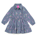 Disney Minnie Mouse Girls Chambray Dress Toddler to Big Kid