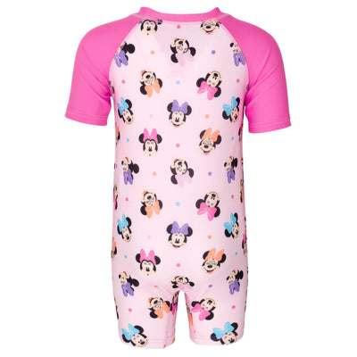 Disney Minnie Mouse Half Zip Swim Sunsuit