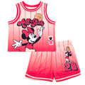 Disney Minnie Mouse Jersey Athletic Tank Top and Shorts Outfit Set
