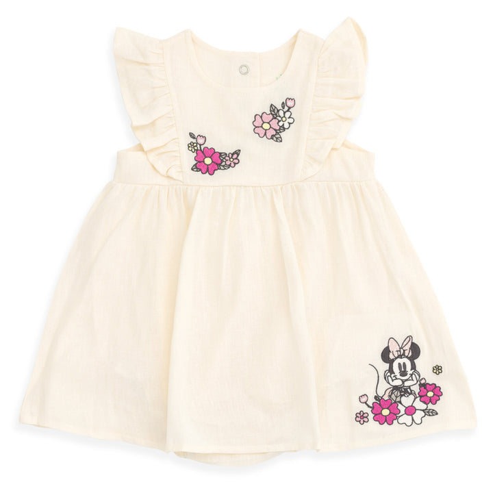 Disney Minnie Mouse Linen Matching Family Baby Dress