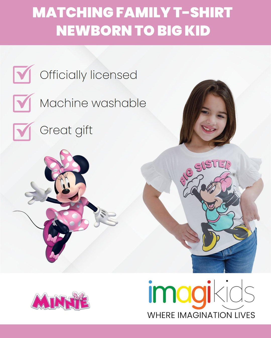 Disney Minnie Mouse Matching Family T - Shirt - imagikids