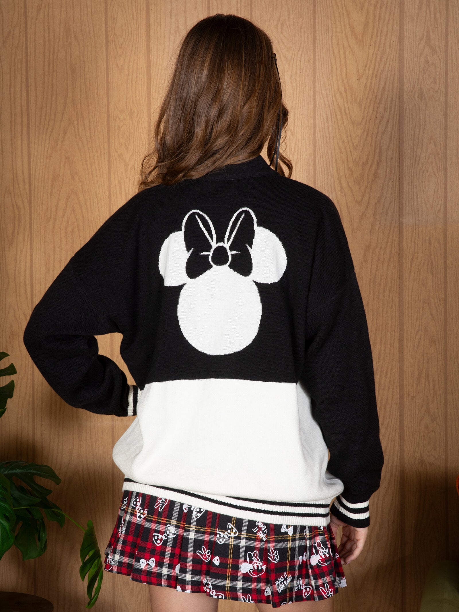 Disney Minnie Mouse Mickey Oversized Cardigan Sweater | FREE
