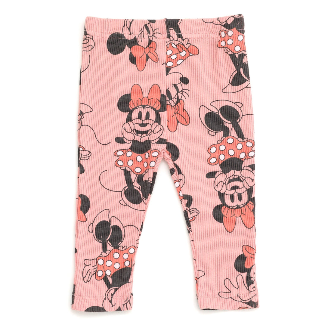 Disney Minnie Mouse Peplum T - Shirt and Pants Outfit Set - imagikids