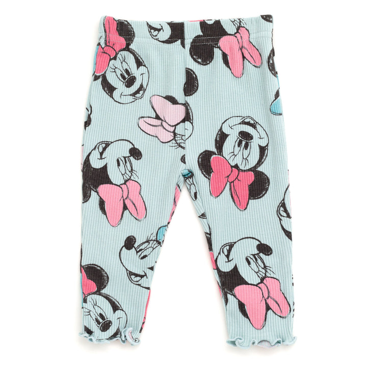 Disney Minnie Mouse Peplum T-Shirt and Pants Outfit Set