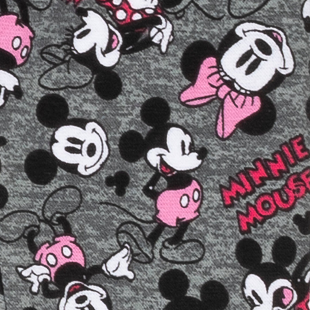 Disney Minnie Mouse Pullover Crossover Fleece Hoodie and Leggings Outfit Set