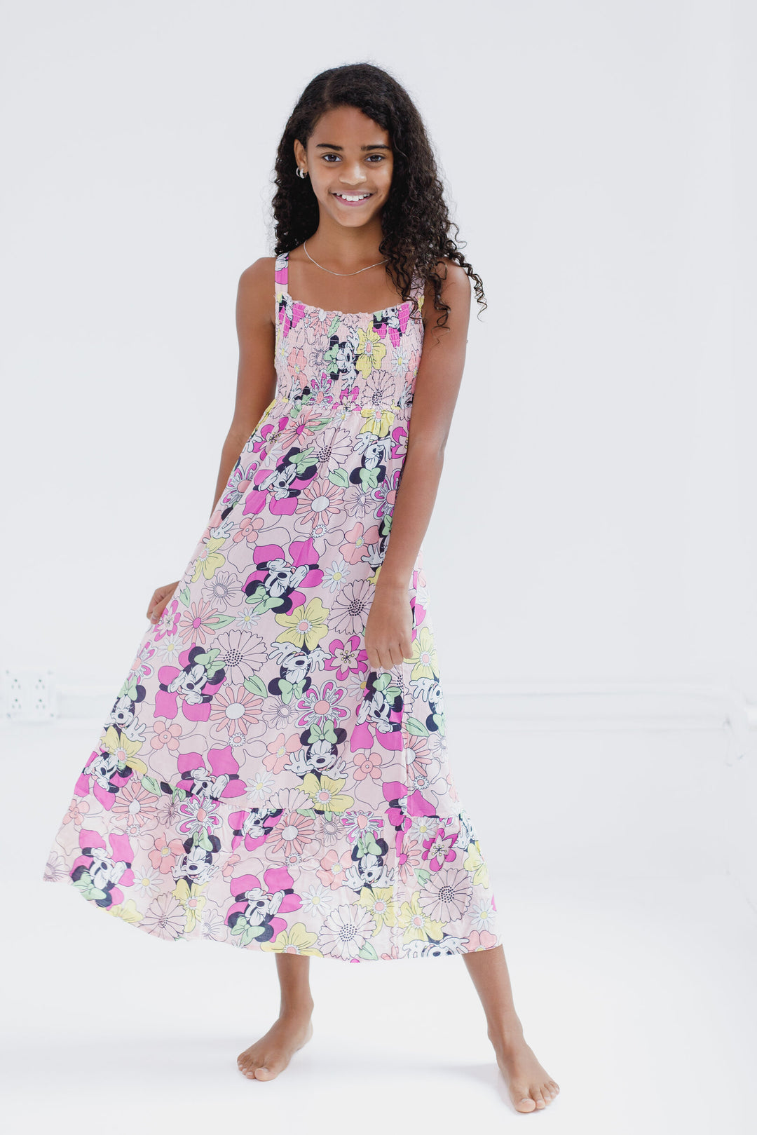 Disney Minnie Mouse Smocked Maxi Dress | FREE Shipping on Orders $50+ and Free Returns imagikids Disney Minnie Mouse Smocked Maxi Dress | FREE Shipping on Orders $50+ and Free Returns imagikids