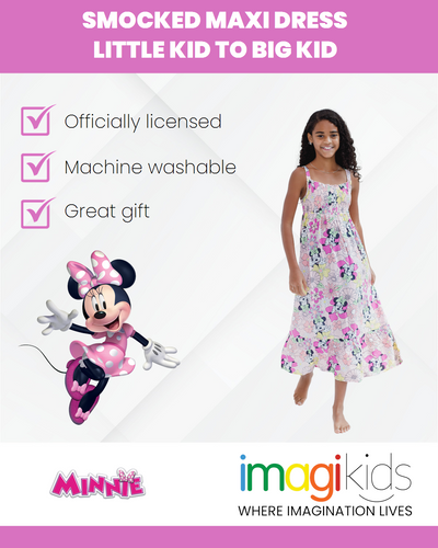 Disney Minnie Mouse Smocked Maxi Dress