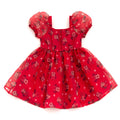Disney Minnie Mouse Square Neck Pleated Dress