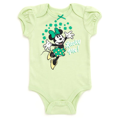 Disney Minnie Mouse St. Patrick's Day Bodysuit