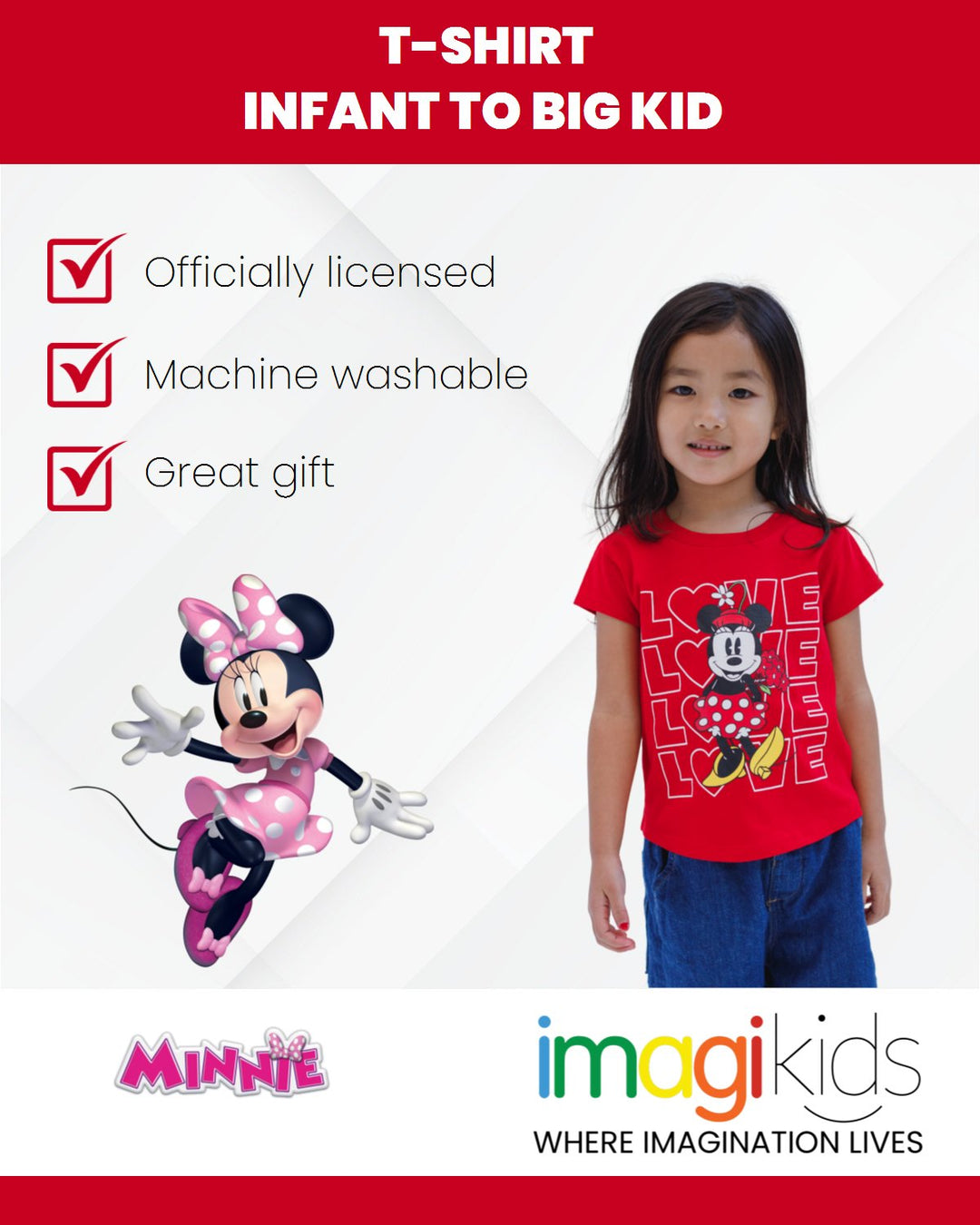 Disney Minnie Mouse T-Shirt - imagikids