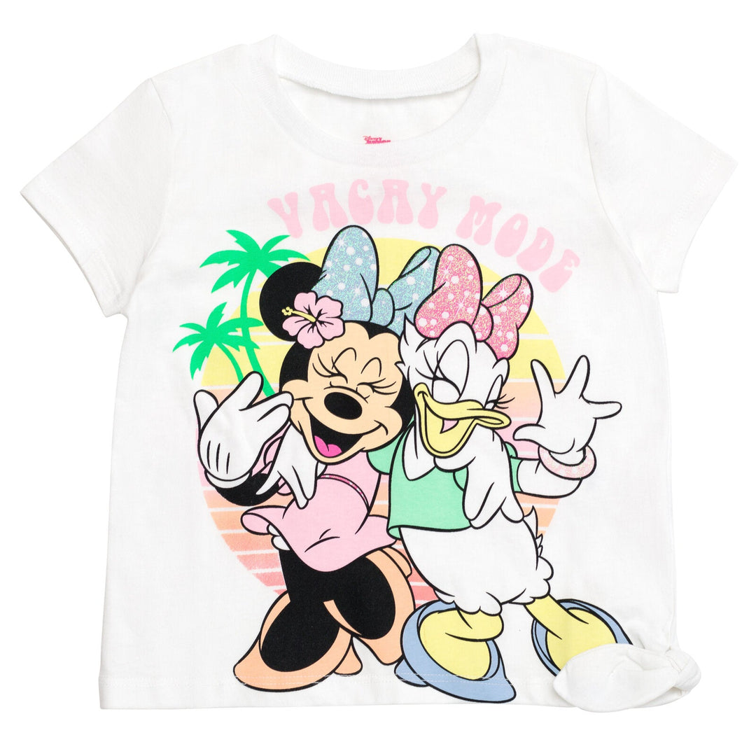 Disney Minnie Mouse T - Shirt and Bike Shorts Outfit Set - imagikids