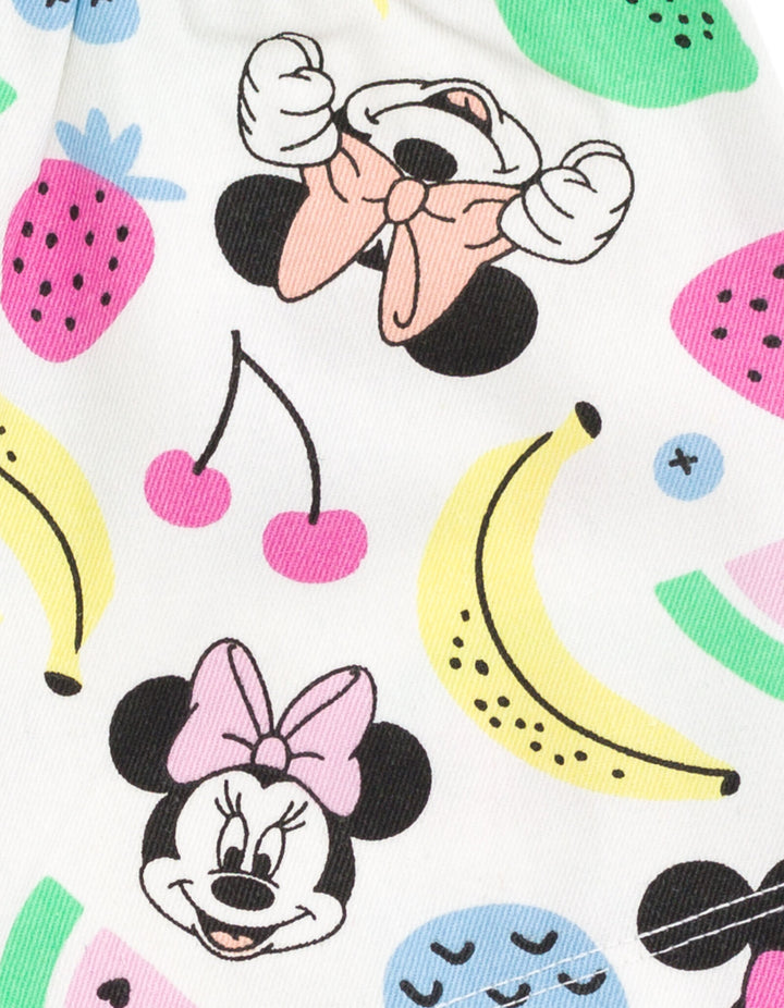 Disney Minnie Mouse T-Shirt and Bike Shorts Twill Outfit Set