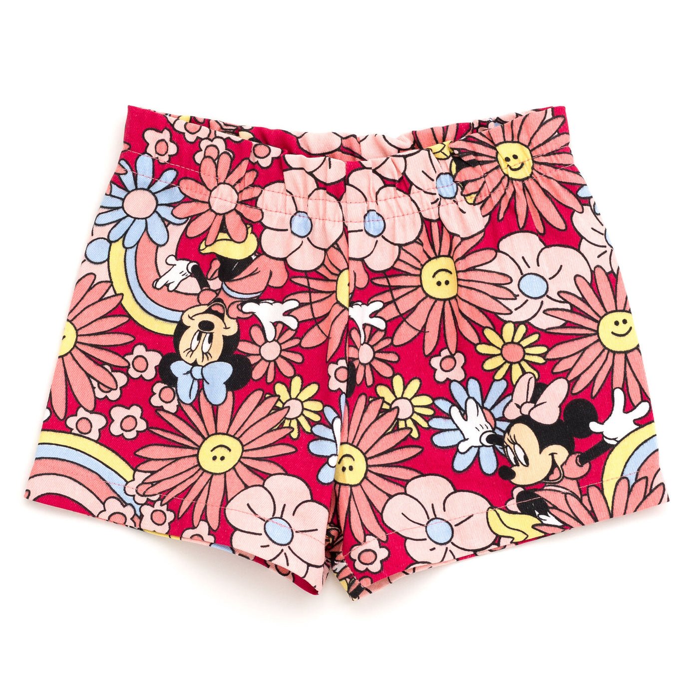 Disney Minnie Mouse T-Shirt and Bike Shorts Twill Outfit Set