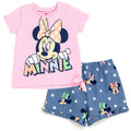 Disney Minnie Mouse T-Shirt and Chambray Shorts Outfit Set