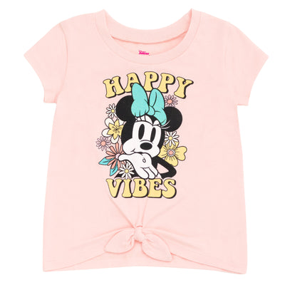 Disney Minnie Mouse T-Shirt and Chambray Shorts Outfit Set