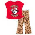 Disney Minnie Mouse T-Shirt and Flare Leggings Outfit Set