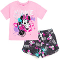 Disney Minnie Mouse T-Shirt and French Terry Shorts Outfit Set